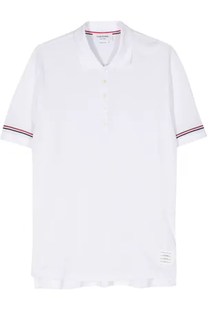 Thom Browne Polo con banda RWB