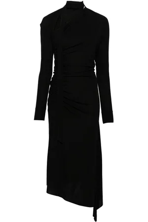 Victoria Beckham Abito midi con dettaglio cut-out