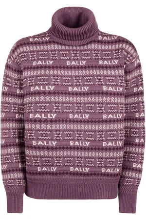Bally Maglione con logo a intarsi