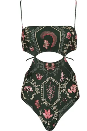 Agua by Agua Bendita Costume intero Victoriana Encaje a fiori