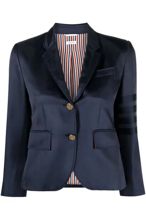 Thom Browne Blazer monopetto con dettaglio a 4 righe