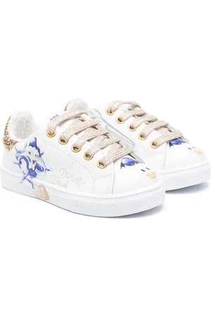 MONNALISA Sneakers in pelle x Donald Duck