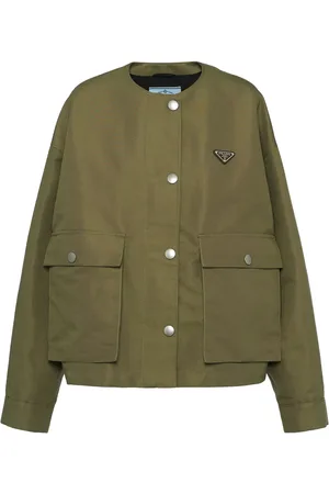 Prada Giacca con logo a triangolo