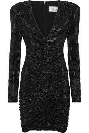 Philipp Plein Abito corto con strass