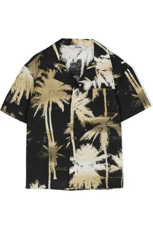 Msgm Camicia con stampa Palm Tree