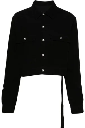 Rick Owens Giacca-camicia a coste