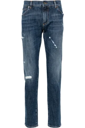 Dolce & Gabbana Jeans affusolati con effetto vissuto