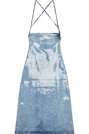 Diesel Abito denim con effetto vissuto