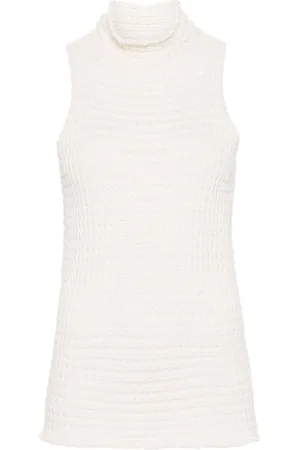 Jil Sander Top a collo alto