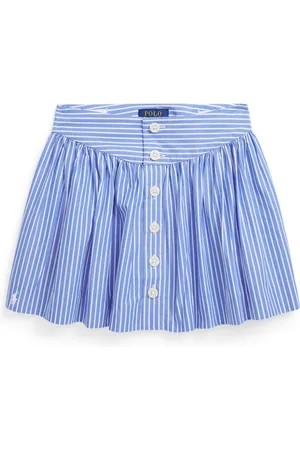 Ralph Lauren Gonna a righe con ricamo