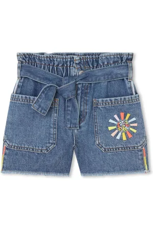 Sonia Rykiel Enfant Shorts denim con ricamo