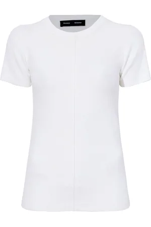 Proenza Schouler T-shirt girocollo a coste