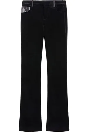 Puccini Marmo-print straight-leg jeans