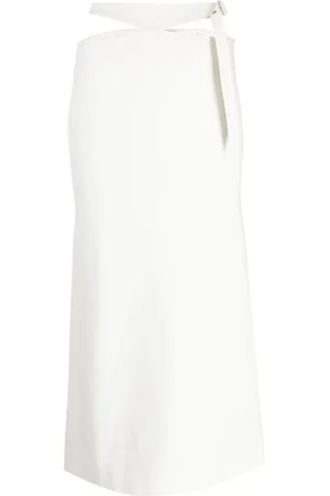 The Attico Gonna midi con dettaglio cut-out