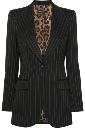 Dolce & Gabbana Blazer monopetto gessato