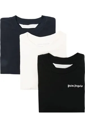 Palm Angels Set di 3 T-shirt Classic con ricamo