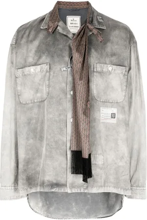 Maison Mihara Yasuhiro Camicia con effetto vissuto