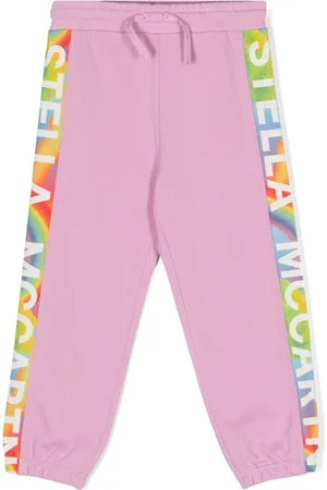 Stella McCartney Pantaloni sportivi affusolati con stampa