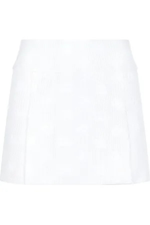 Dolce & Gabbana Minigonna con logo DG jacquard