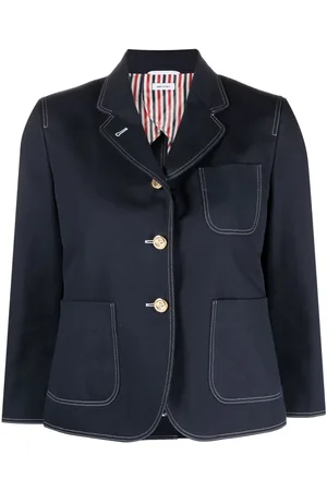 Thom Browne Giacca crop con applicazione