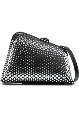 The Attico Clutch Midnight con strass