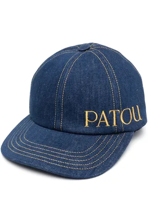 Patou Cappello da baseball denim con ricamo