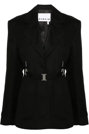 REMAIN Blazer monopetto con cintura