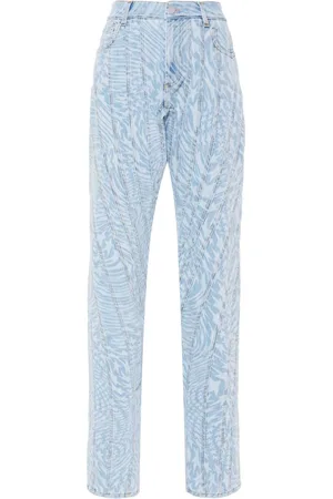MUGLER Jeans con stampa