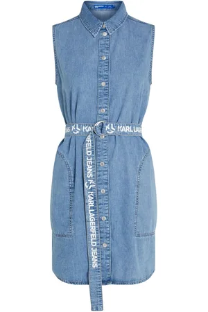 Karl Lagerfeld Chemisier denim smanicato