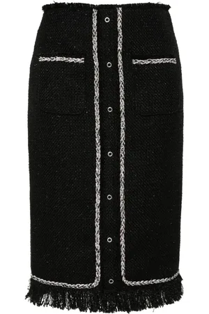 GIUSEPPE DI MORABITO Gonna midi con strass