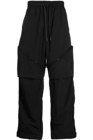 JUUN.J Pantaloni a gamba ampia con coulisse