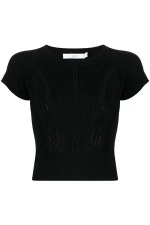 IRO Top a coste con dettaglio cut-out