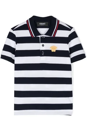 VERSACE Polo Nautical Stripe