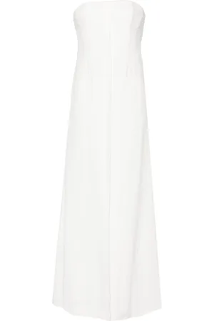 Alberta Ferretti Abito midi senza spalline