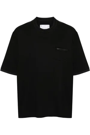 SACAI T-shirt con inserti