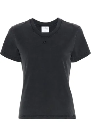 Courrèges T-shirt con ricamo