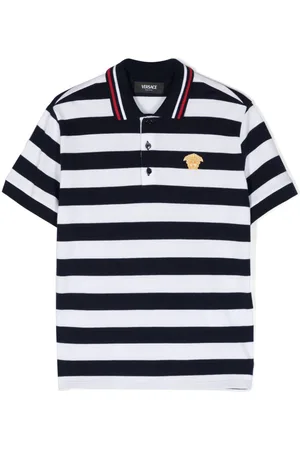 VERSACE Polo a righe