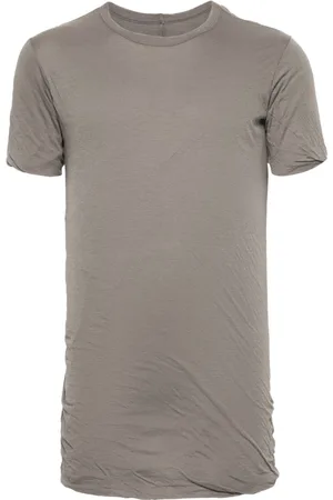 Rick Owens T-shirt con effetto stropicciato