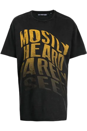 MOSTLY HEARD RARELY SEEN T-shirt con effetto schiarito
