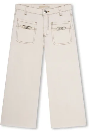 Michael Kors Jeans a gamba ampia con cuciture a contrasto