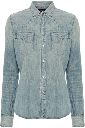 Ralph Lauren Camicia denim stile Western
