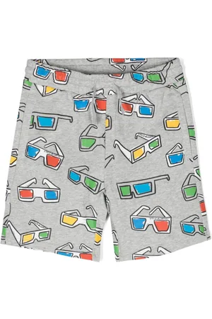 Stella McCartney Shorts sportivi con stampa