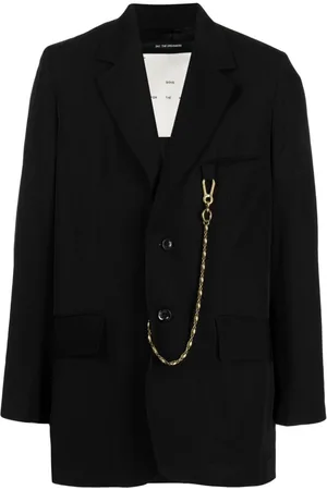 SONG FOR THE MUTE Chain-detail single-breasted blazer