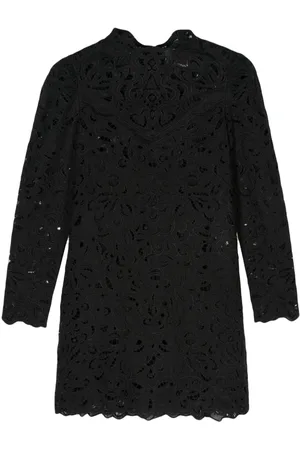 Isabel Marant Abito Daphne corto in pizzo sangallo