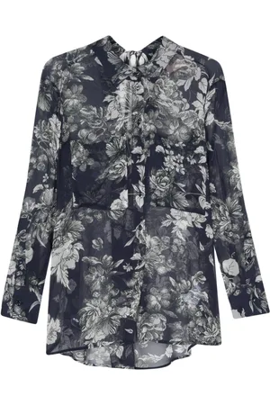 SEMICOUTURE Camicia a fiori