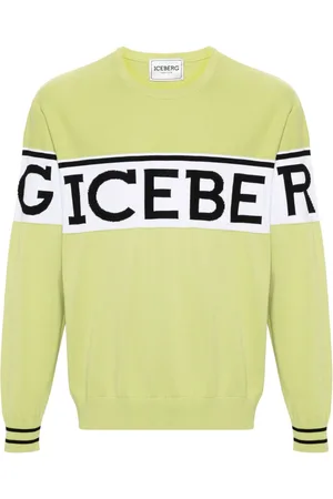Iceberg Felpa con effetto jacquard