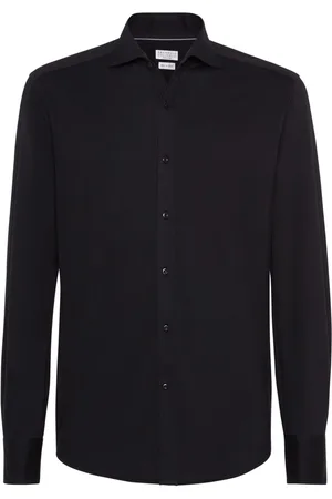 Brunello Cucinelli Camicia con colletto ampio