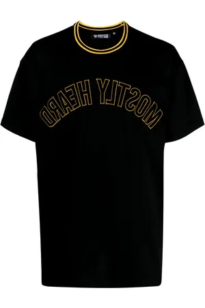 MOSTLY HEARD RARELY SEEN T-shirt Varsity con ricamo