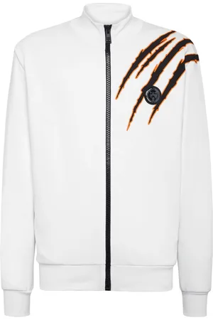 Philipp Plein Giacca sportiva con applicazione logo