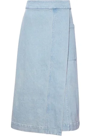 Proenza Schouler Gonna midi denim Iris
